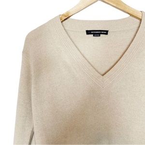 ALEXANDER WANG | Cashmere V neck Long Sleeve Sweater